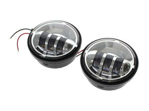 4-1/2in. LED Passing Lamp Inserts - Chrome. - Hoglights