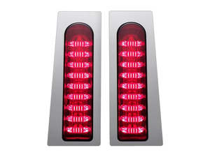 ProBeam LED Fillerz. Red with Smoke Lens - Chrome. Fits Ultra & Road King Tourin&hellip;