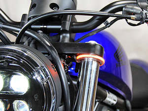 360 degrees Front Turn Signal with Clear Lens. Fits Honda CMX / Rebel 500cc 2017&hellip;