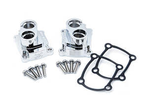 Lifter Block Cover Set - Chrome. Fits Milwaukee Eight 2017up - Feuling