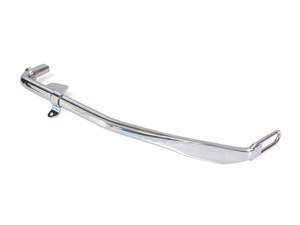 Engine Mounts Jiffy Stands: 1in. Longer than Stock Jiffy Stand - Chrome. Fits Dyna 1991-2005. - Rollies Speed Shop