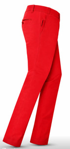 Pants: Pin high trousers | Red