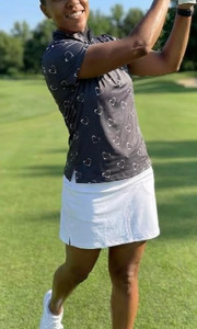 Womens Clothing: Reign Ladies Polo - Hearts - S - 4XL