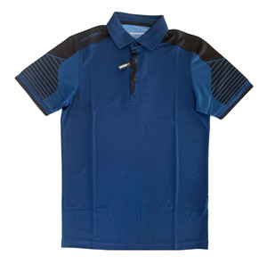 Polos: Pin High Mens Polo | Andrew Iron Blue