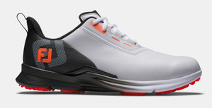 Mens: FootJoy Fuel Mens golf shoes - White Black Coral