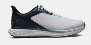 Mens: FootJoy Pulse Mens Shoe | White Gum Navy