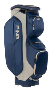 Cart Bags: PING 2025  Traverse Cart Bag - Heather Navy Sand