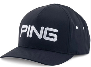 Caps: PING Tour Structured Fitted Cap | Navy