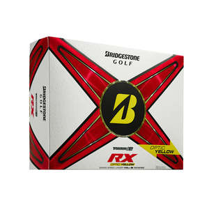 Golf Balls: Bridgestone Tour B RX Golf Ball - yellow