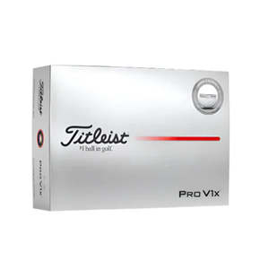 Golf Balls: Titleist 2025 Pro V1x Enhanced Alignment