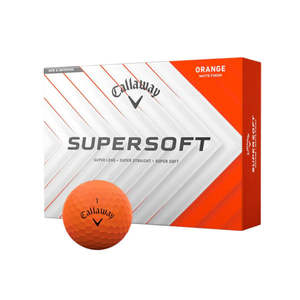 Callaway Supersoft Matte Golf Balls 2025  - Orange
