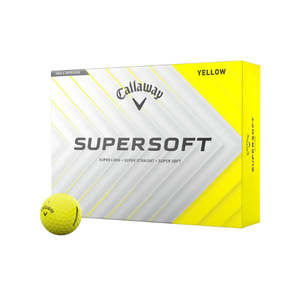 Callaway Supersoft Matte Golf Balls 2025  - Yellow