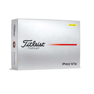 Titleist 2025 Pro V1x Golf Ball - Yellow
