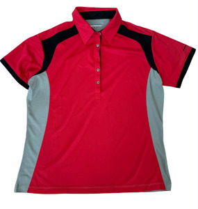 Ladies 1: Pin High Ladies Polo | Charla  Red