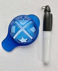 Ball Marker Pitch Repair: GolfX Alignment Marker with Pen