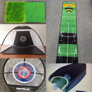 Ultimate Package - Practice Net, Chipping net, Putting Mat, Range Mat and Auto Putt Return
