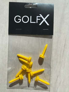 GolfX Plastic Tees 8pk- 35mm