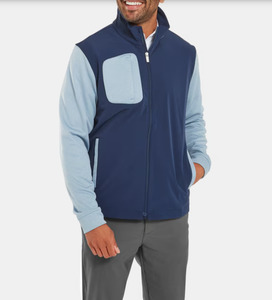 Polos: FootJoy ThermoSeries Hybrid Jacket | Navy Grey