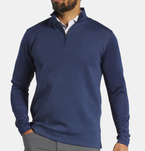 Base Mid Layers: FootJoy Tonal Block Pullover | Navy