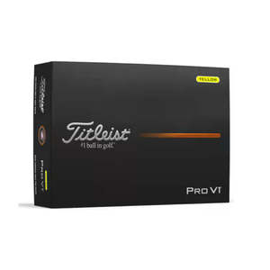 Golf Balls: Titleist 2025 Pro V1 Golf Ball - Yellow