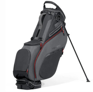 Bag Boy HB- 100 Stand Golf Bag | Charcoal Black Red