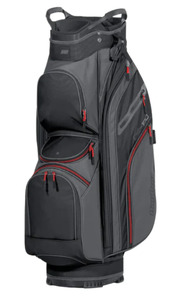 Bag Boy CB- 100 Cart Golf Bag | Charcoal Black Red