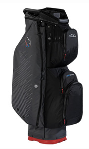 Sun Mountain H2NO C100 Golf Bag | Red Black Steel
