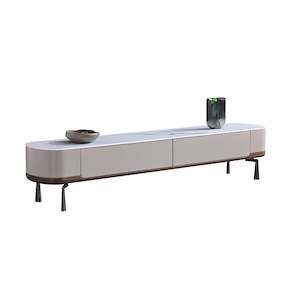 Tv Stands: Venice Microcrystalline stone-top TV Stand