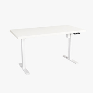 Office Desks: Uta Electrtic Standing Desk, White 1.6M