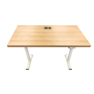 Office Desks: Edge Electric Standing Desk, 1.4M, with Charger