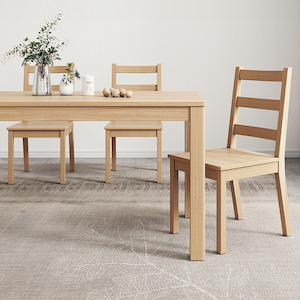 Dining Chairs: Sanza Dining Chair, Wood, Set of 2