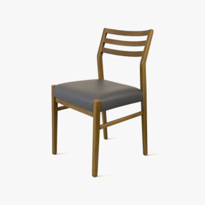 Lodi Dining chair, Walnut, Set of 2