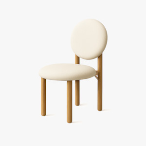 Dining Chairs: Bono Solidwood Dining Chair, Beige, Set of 2