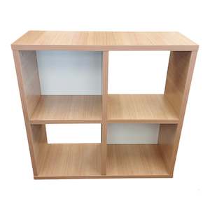 Parete 2-Tier Shelving, Red oak & White