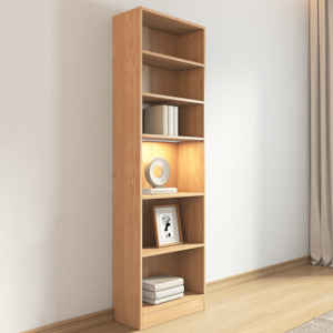 Bookcases: Borgo display cabinet, 0.6M, OAK