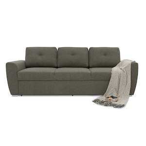 Matera 3 seater Sofa bed, Dark brown