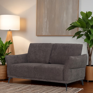 Sofas: Sora 2-Seater Sofa, Dark brown