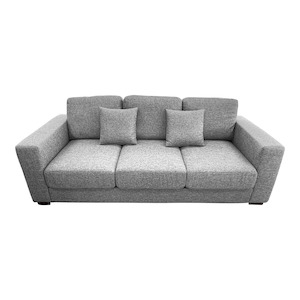 Sofas: Osani Fabric 3-seater Sofa, Dark Grey