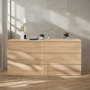 Chest Of Drawers: Sotta 6-drawer Chest, Oak