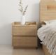 Turin Bedside Table, Wood