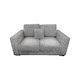 Osani Fabric 2-seater Sofa, Dark Grey