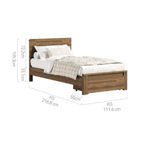 Bedroom Furniture: Corsi Storage Bed Frame, King single