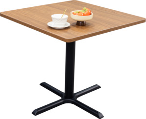 Products: Lerici Square Cafe Table, Brown & Black, 80cm