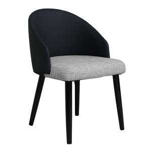 Giba Dining Chair, Black & Grey, Set Of 2