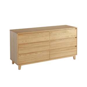 Arezzo 6 Drawers Chest, Wood