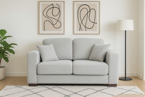 Osani Fabric 2-seater Sofa, Grey