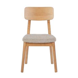 Dining Chairs: Lazio Dining Chair, Wood & Khaki Brown, Set of 2