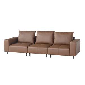 Products: Fano Three Seater Sofa, Brown