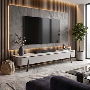 Rome Microcrystalline stone-top TV Stand 2M