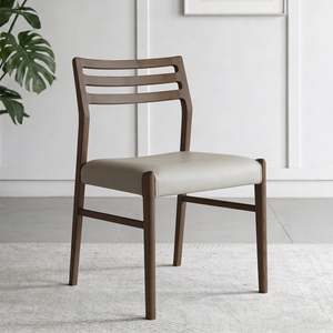 Lodi Dining Chair, Claro Walnut/Grey, Set of 2